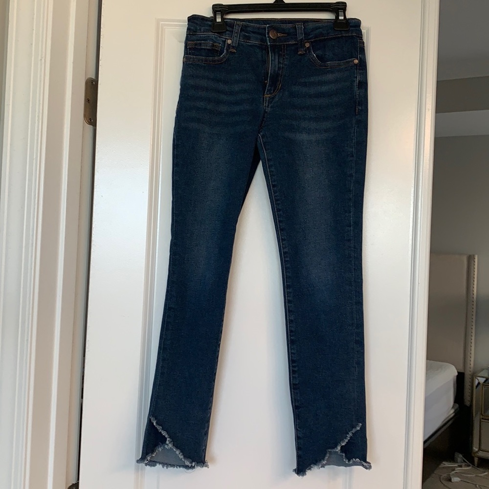 Girls Joe’s tulip cut hem jean